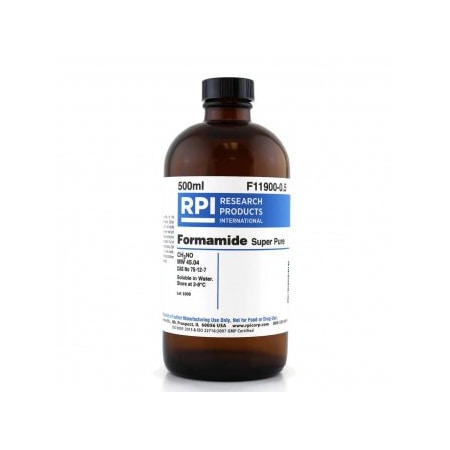 Rpi Formamide, Super Pure, 500 ML F11900-0.5